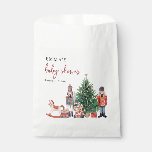 Babydusche Nutcracker Geschenktütchen (Vorderseite)