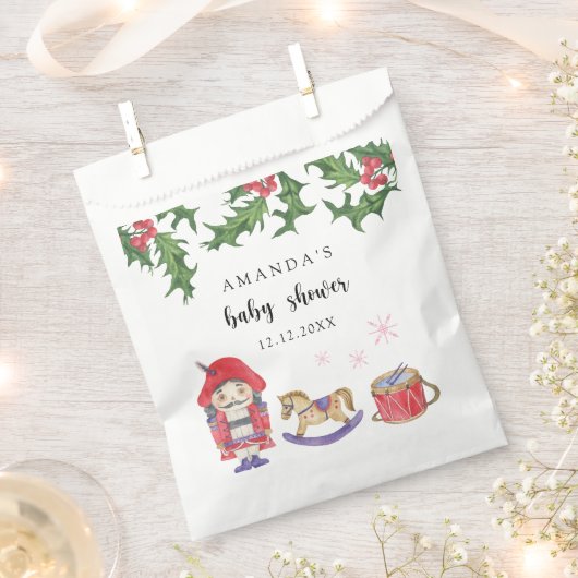 Babydusche Nutcracker Geschenktütchen (Ausgeschnitten)