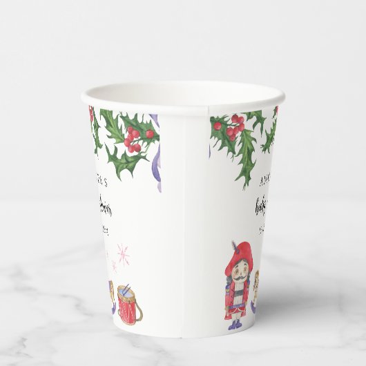 Babydusche Nutcracker Pappbecher (Rechts)