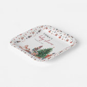 Babydusche Nutcracker Pappteller (Gewinkelt)