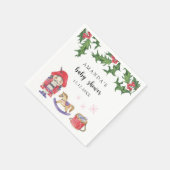 Babydusche Nutcracker Serviette (Ecke)