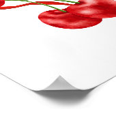 Babydusche oben auf dem Band Begrüßungsschild Poster (Ecke)