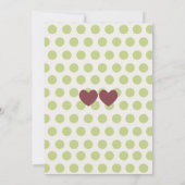 Babydusche oder 1. Geburtstag Einladung (Rückseite)