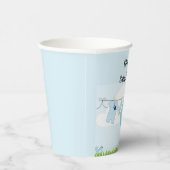 Babydusche oder Papiertücher Pappbecher (Rechts)