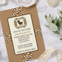 Babydusche oder Party Einladungen zum Geschlechtsv