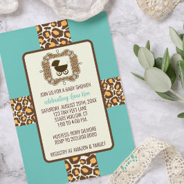 Babydusche oder Party Einladungen zum Geschlechtsv