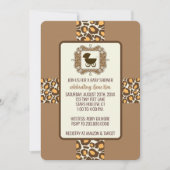 Babydusche oder Party Einladungen zum Geschlechtsv (Vorderseite)