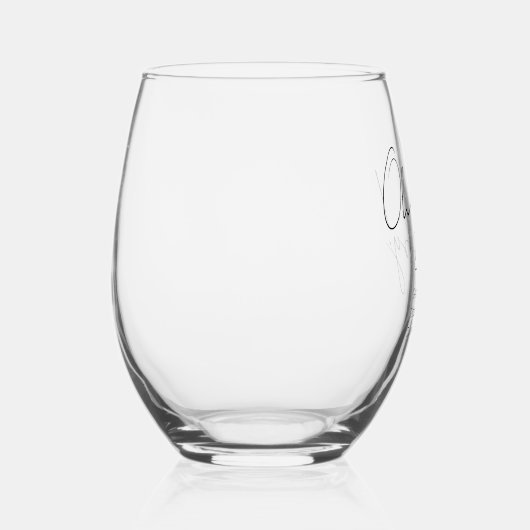 Babydusche Oh Baby Feet Weinglas Ohne Stiel (Rechts)