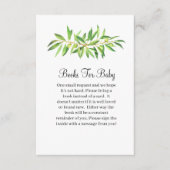 Babydusche Olivenbaum Begleitkarte (Vorderseite)