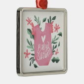 Babydusche Ornament Aus Metall (Rechts)
