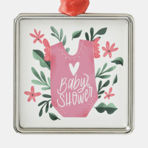 Babydusche Ornament Aus Metall