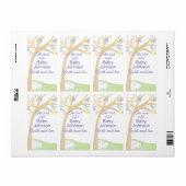 Babydusche "Paci Bunny" Buchzeichen Sheet von 8 (Vorne)