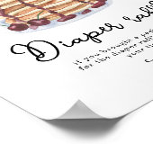 Babydusche Pancakes Windeln Windeln Poster (Ecke)