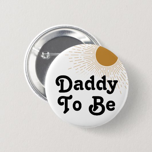 Babydusche Papa Button (Vorne & Hinten)