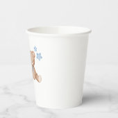 Babydusche Papier-Cup - Bear Baby Dusche Pappbecher (Links)