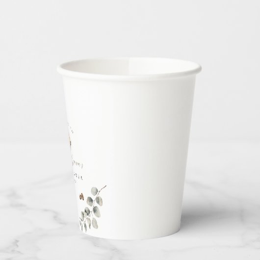 Babydusche Pappbecher (Links)