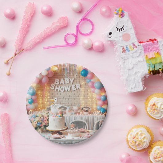 Babydusche Pappteller (Party)