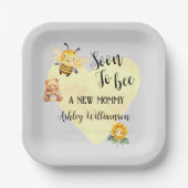 Babydusche Pappteller (Vorderseite)