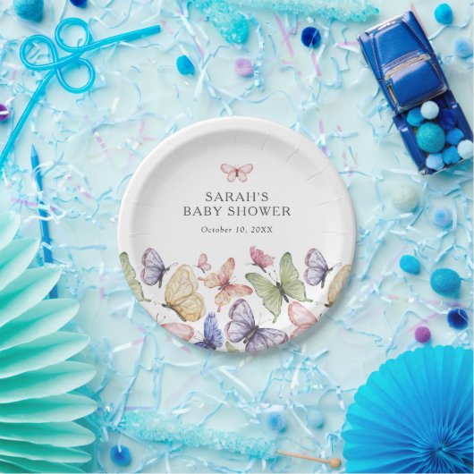 Babydusche Pappteller (Party)