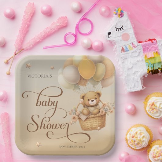 Babydusche Pappteller (Party)