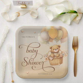 Babydusche Pappteller