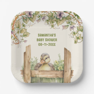 Babydusche Pappteller