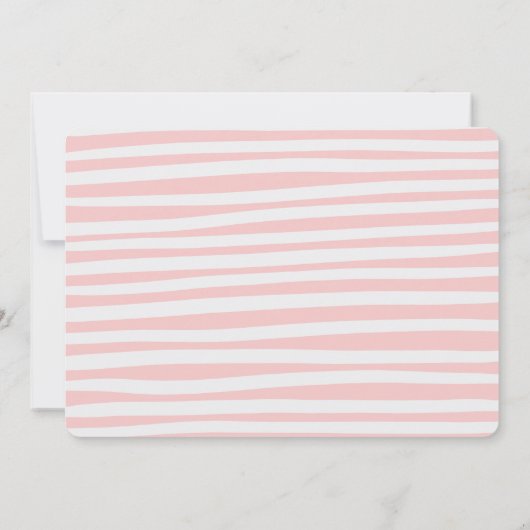 Babydusche, Party Einladung (Rückseite)