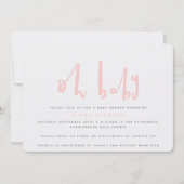 Babydusche, Party Einladung (Vorderseite)