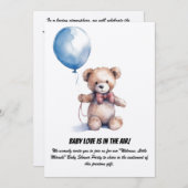 Babydusche Party Einladung (Vorne/Hinten)