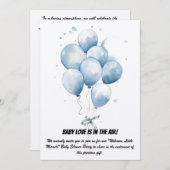 Babydusche Party Einladung (Vorne/Hinten)