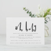 Babydusche, Party Einladung (Stehend Vorderseite)