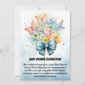 Babydusche Party Einladung (Vorderseite)