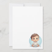 Babydusche Party Einladung (Rückseite)