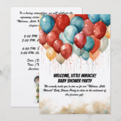 Babydusche Party Einladung (Vorne/Hinten)