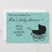 Babydusche Party Einladung (Vorderseite)