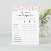 Babydusche Party-Karte Einladung (Stehend Vorderseite)