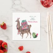 Babydusche Party | Llama | Paper Napkins Serviette (Beispiel)