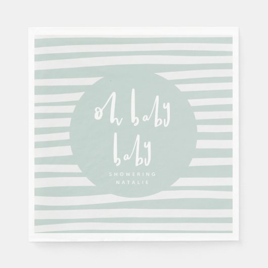 Babydusche Party-Servietten Serviette (Vorderseite)