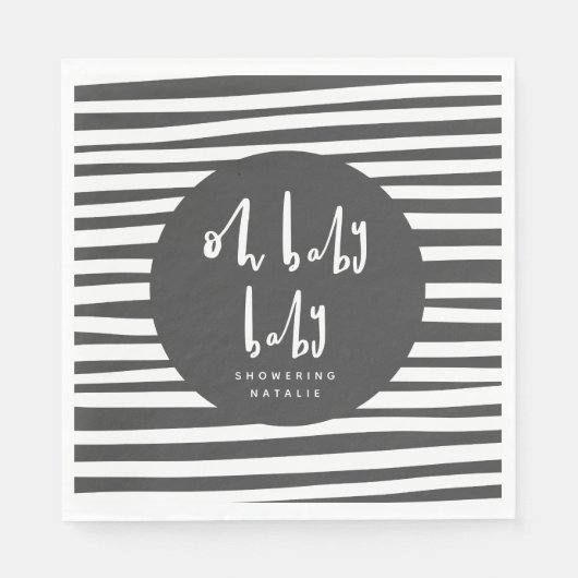 Babydusche Party-Servietten Serviette (Vorderseite)