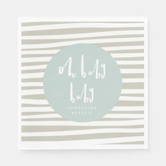 Babydusche Party-Servietten Serviette (Vorderseite)