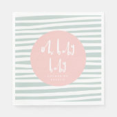 Babydusche Party-Servietten Serviette (Vorderseite)