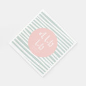 Babydusche Party-Servietten Serviette (Ecke)