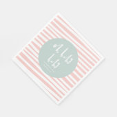 Babydusche Party-Servietten Serviette (Ecke)