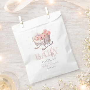 Babydusche pastellfarben Baby Basket Geschenktütchen