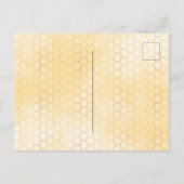 Babydusche per E-Mail Mama, um gelb zu sein Postkarte (Rückseite)