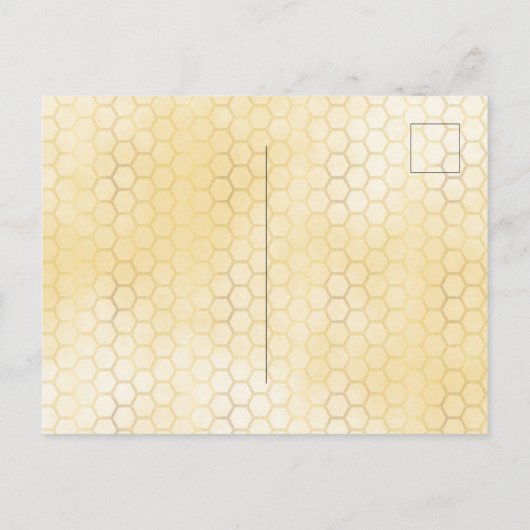 Babydusche per E-Mail Mama, um gelb zu sein Postkarte (Rückseite)