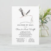 Babydusche per Mail Einladung (Stehend Vorderseite)