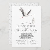 Babydusche per Mail Einladung (Vorne/Hinten)