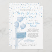 Babydusche per Post Einladung (Vorne/Hinten)