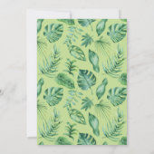 Babydusche per Post Safari-Dschungeltiere Einladung (Rückseite)